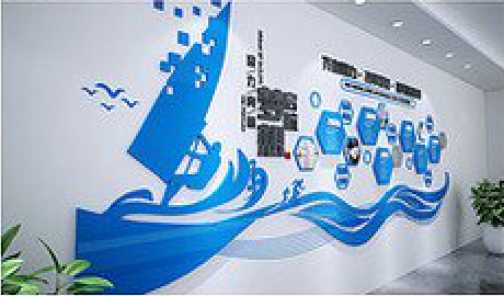 苍南海浪主题文化墙如何设计？