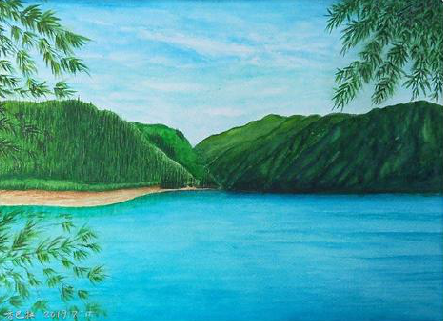 苍南在墙绘中，如何绘画绿水青山？